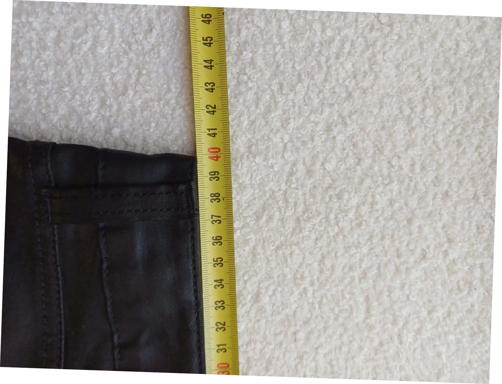 Slim zwart gecoate broek One Step "Le Louise" - Nieuw met label - Maat 29 – photo 12